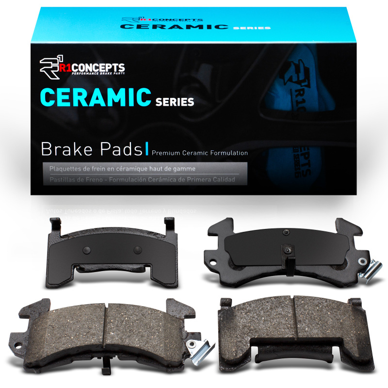 Buick Riviera Brake Pads - Front - R1 Concepts - Ceramic - `78-`03